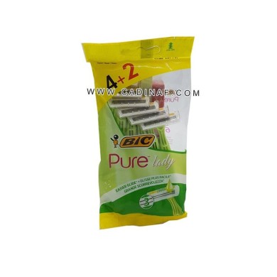 RASOIR BIC DE 6 PURE LADY