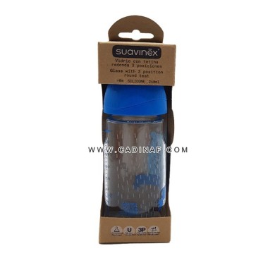 BIBERON 240 ML VERRE SUAVINEX