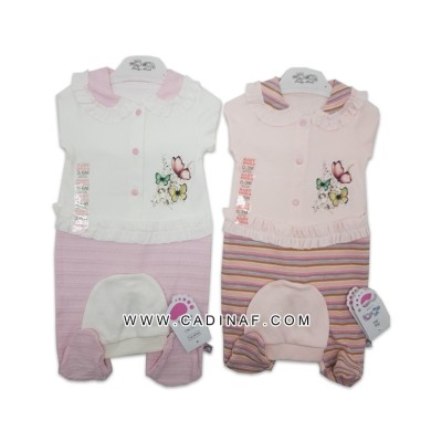 GREN FILLE 0*3*6M COTON 2PCS